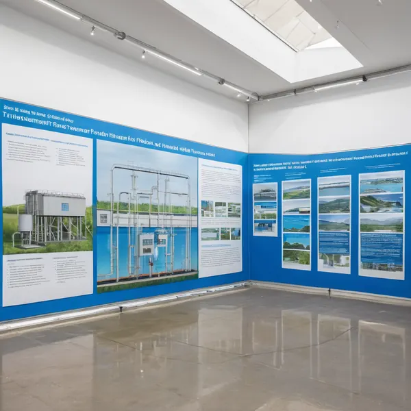 環境教育展示館與水處理廠模型
